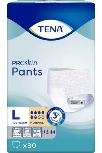 TENA 5.5 Drop-Absorbent Large Size Panties - 30 Pieces 1 Pack