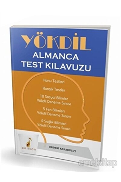 Genel Markalar Yökdil Almanca Test Kılavuzu - Erdem Karabulut 9789752428911