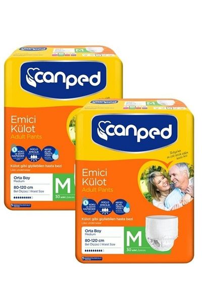 Canped Medium Size Medium 60 Pieces Absorbent Panties