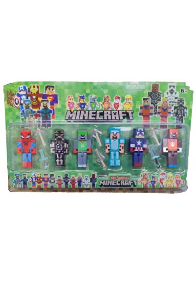 MINECRAFT Avengers Süper Kahramanlar 12'lifigür Seti
