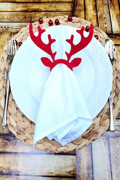 Emtory Home 6 Inele decorative pentru șervețele de cerb