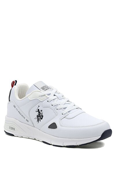 U.S. Polo Assn. Vance 1pr White Men's Daily Walking Sneakers - White - 42