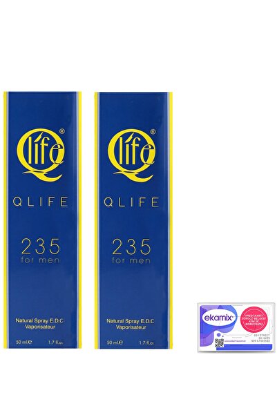 Qlife Erkek Parfümü No:235 50cc 2li Set