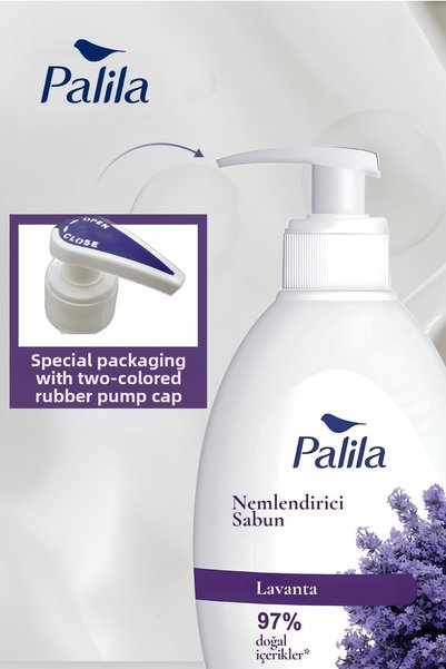 Palila Moisturizing Liquid Soap Cream Effective with Lavender Extract 500 ml
