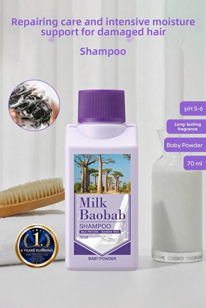 Milk Baobab Intensive Moisturizing Shampoo for Repairing Damaged Hair Origina...