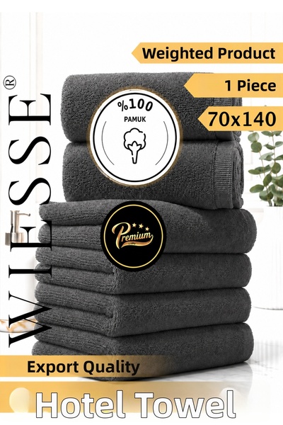 WİESSE PROSOP ANTRACIT 70x140 - CALITATE PREMIUM