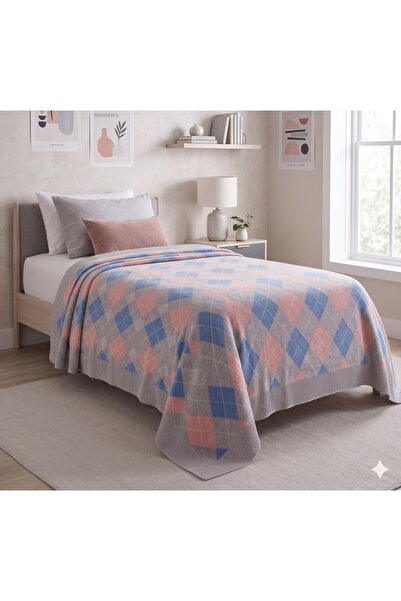 DOUX HOME Baklava Colored Knitwear Bedspread Single 180 X 230 cm