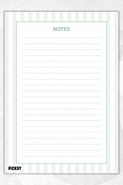 Ficksy A4 Notepad Unlined Notebook - 50 Sheets - Memopad - Notepad - Notepad ...