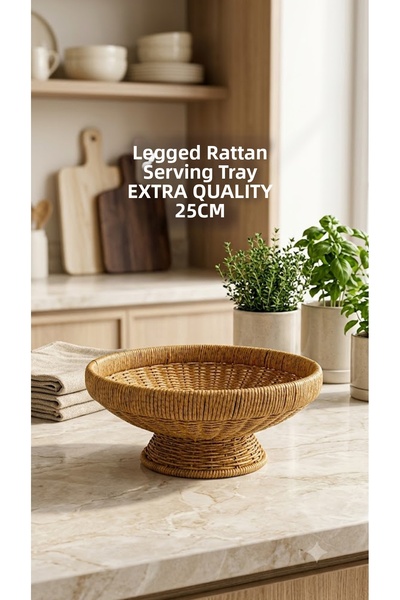 Destpak 25cm Stand-Up Presentation Tray - Decorative Fruit Bowl Snack Bowl - ...