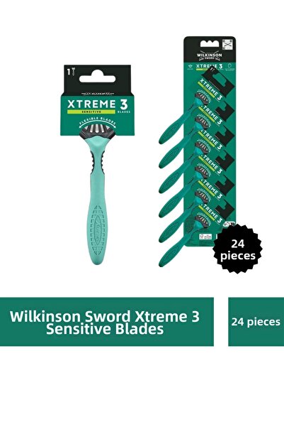 Wilkinson Sword Extreme 3 Kartela 12-Pack Razor Blades X 2 Pieces