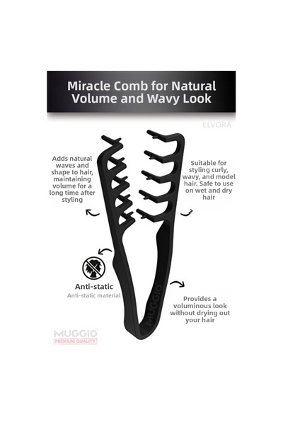 Empressco Comb That Adds Natural Volume and a Wavy Look to Hair