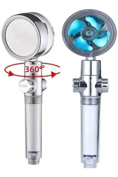Yıldızan Msa Shop Filtered High Pressure Propeller Shower Head Massage Water ...