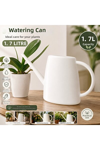 bfalina botanik Garden Watering Can 1.7 Liter White Flower Watering Pot
