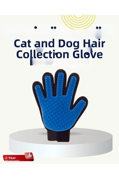 Ally Soft Silicone Cat and Dog Hair Removal Glove – Anti-Shedding with Massag...