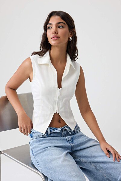 Trendyol Kollektion Weißes Hemd TWOSS26GO00093