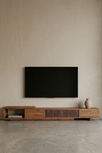 Latanwood Ruffon Ahşap TV Ünitesi