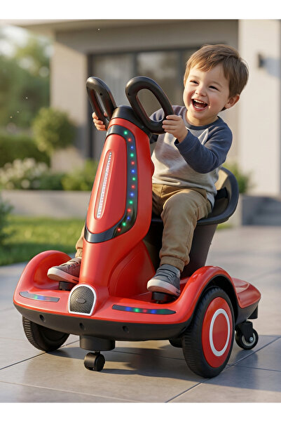 BAYBEE Swiftro Kids Electric Balance Car with 360° Wheels, LED Lights, Music ...