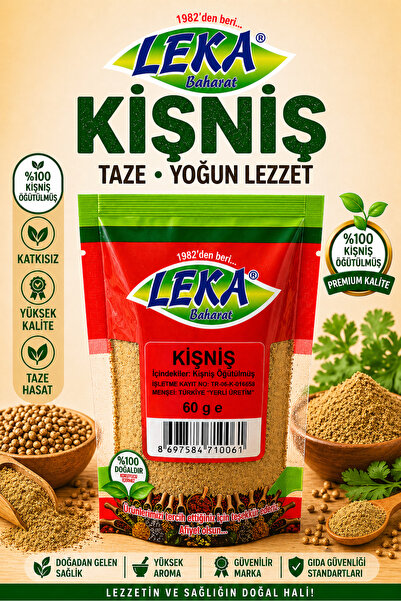 leka baharat Kişniş Öğütülmüş 60 g