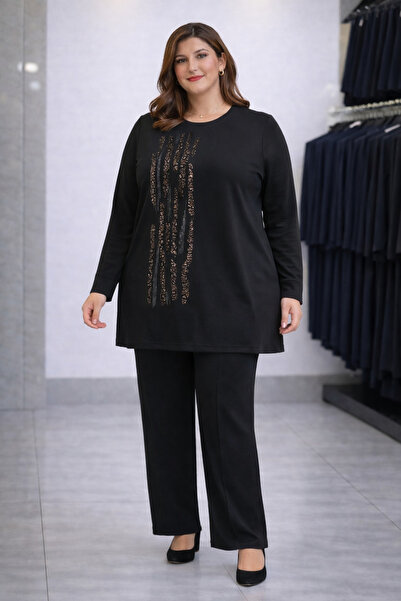 Mutlu City Women's middle-aged and older plus size stone embellished mother's...