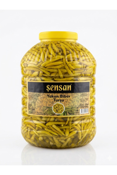 şensan Yakan Biber Turşu 10 Lt Pet (SÜZME 5 KG)