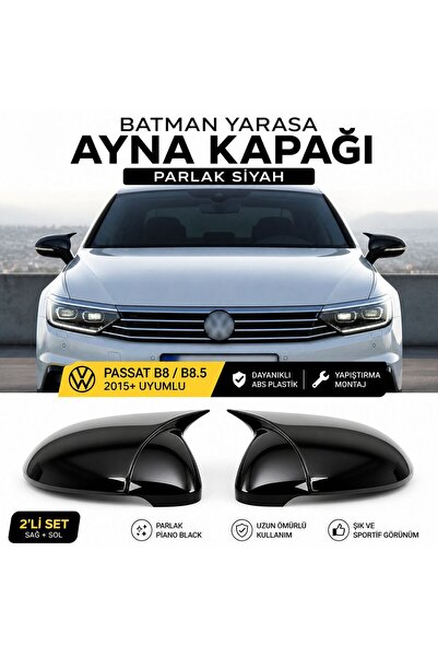 DEMİRTUNİNG Volkswagen Passat B8/B8,5 2015+ Uyumlu Batman Yarasa Ayna Kapağı ...