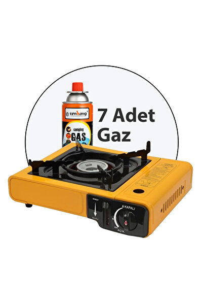 Onetick Fischer Tekli Portatif Çantalı Kamp ve Piknik Ocağı Stop Emniyetli 7 ...