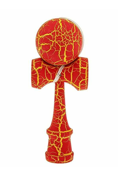 Floopy Kendama Profesionala, 18 cm, Bila din lemn, Design artistic cu finisaj...