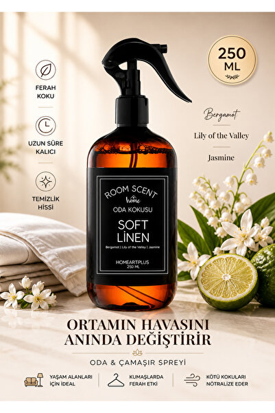 homeartplus Soft Linen Oda ve Ortam Kokusu Spreyi 250 ml
