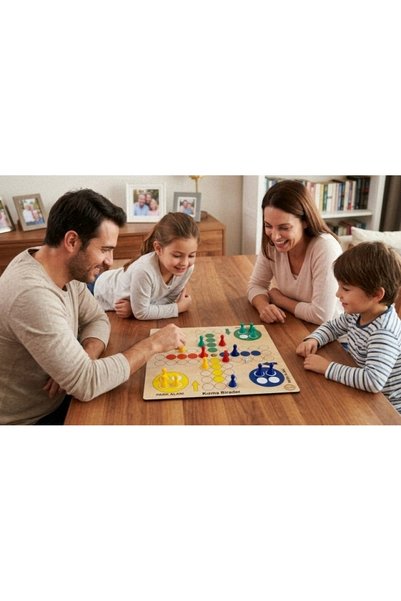 ALYÜZ Wooden Ludo Box Game