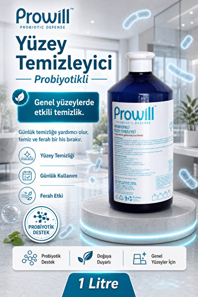 PROWİLL Yüzey Temizleyici 1 L | Probiyotikli, Derin Temizlik