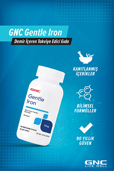 GNC GNC Gentle Iron 90 kapsül
