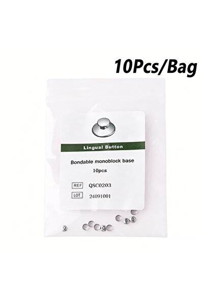 Choice 10pcs per bag 10pcs/Pack Dental Orthodontic Lingual Button Bottom Bond...