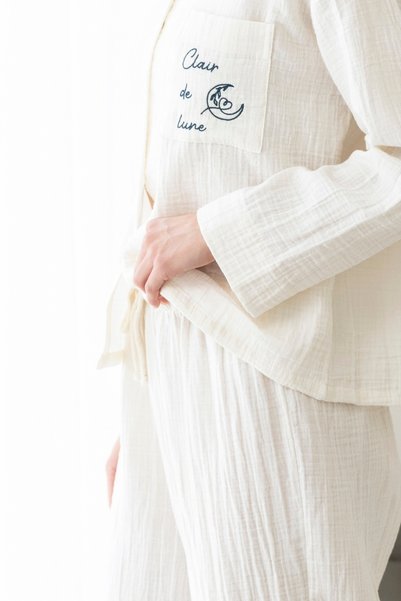 lapinblanc "Doux Rêve" Muslin Pajama Set 100% Cotton