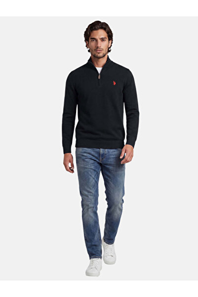U.S. Polo Assn. Herren Pullover Half Zip P-010