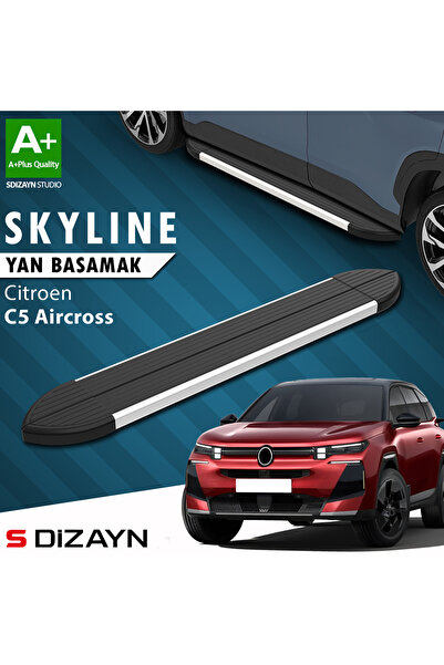 S Dizayn S-Dizayn Citroen E-C5 Aircross Elektrikli Skyline Aluminyum Yan Basa...