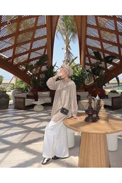 Blossommodest تونيك باللون البيج