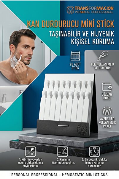 Transformacion Kan Durdurucu Mini Stick 20 ADET 720188