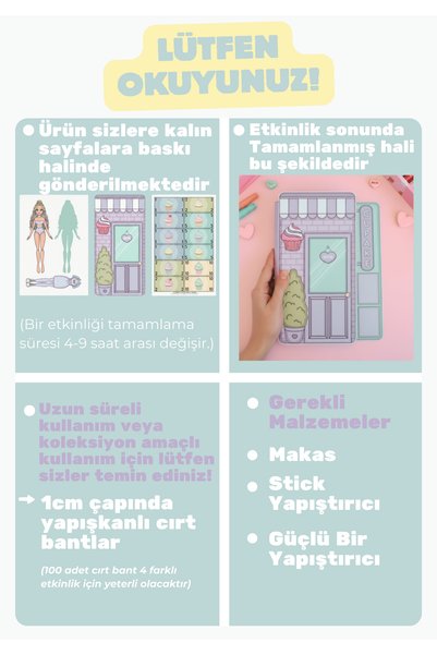 JACA Cut-Paste-Play 6 Pages Girls Dress up Combination Game