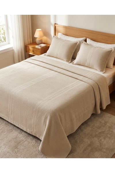 ALTINKOZA HOME Pique Bedspread Cotton Pique Natural Pique 200X240Cm