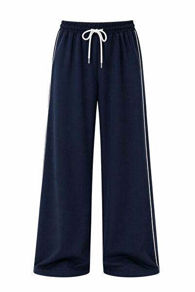 HANIQA Pantaloni de sport cu detaliu cu piping