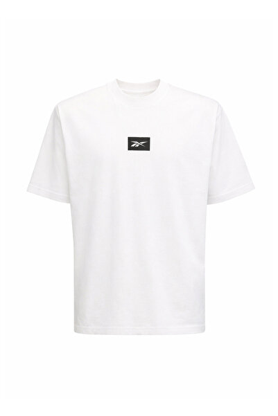 Reebok LC 6160 TUCHE TEE Beyaz Yuvarlak Regular Fit Düz Erkek T-Shirt