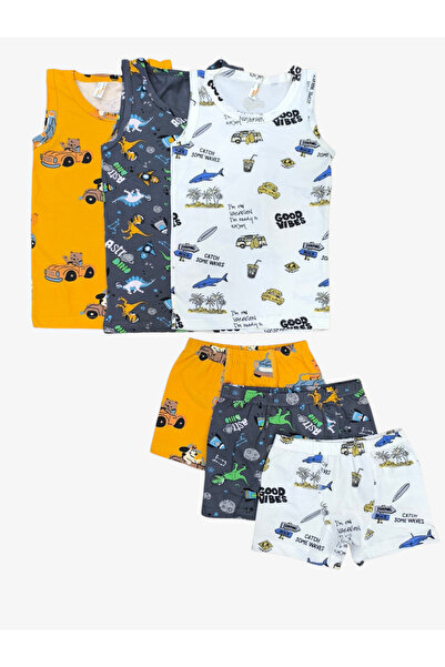 elmas kids bumbac 100% set de material elastic piese pentru băieți, cu model ...