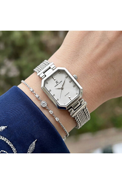 Daniel Klein Premium Silver Stainless Steel Watch for Women DK.1.14103-1