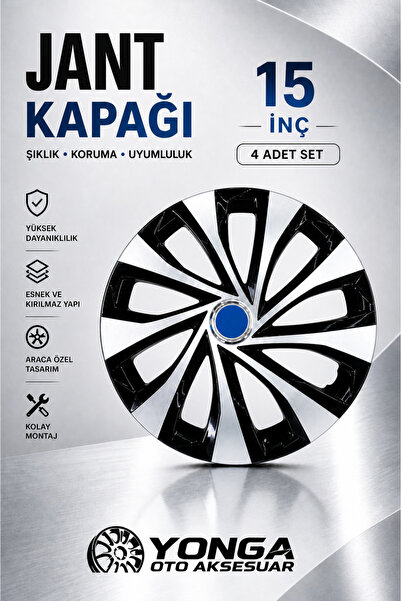 JANT Fiat Fiorino Jant Kapağı 15 İnç 4 Adet Kırılmaz