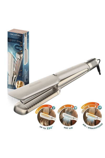 CECOTEC Air Lisse Champagne Saç Düzleştirici - Hızlı Isınma, Seramik Plaka, P...
