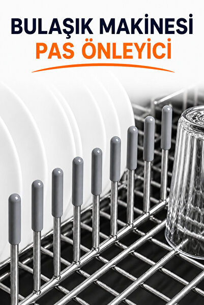ozzen Bulaşık Makinesi Sepet Teli Koruyucu Kapak 50 Adet – Pas Önleyici Uç Ba...