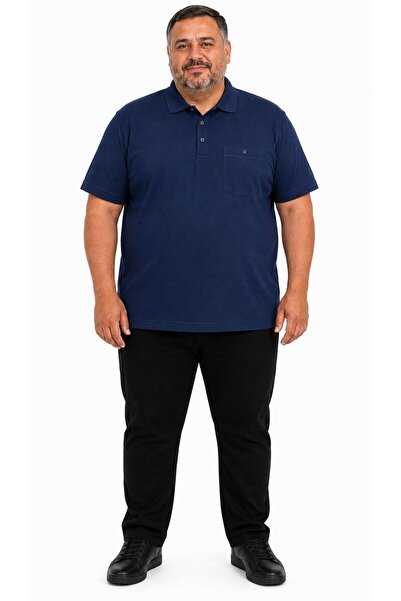 ERKEK BÜYÜK BEDEN 26-7065 FLOTA CEPLİ POLO YAKALI T-SHİRT