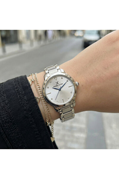 Daniel Klein Premium Silver Stainless Steel Watch for Women DK.1.14126-1