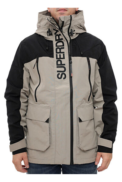 SUPERDRY Bej Erkek Kapüşonlu Regular Fit Mont M5012240A-1PC