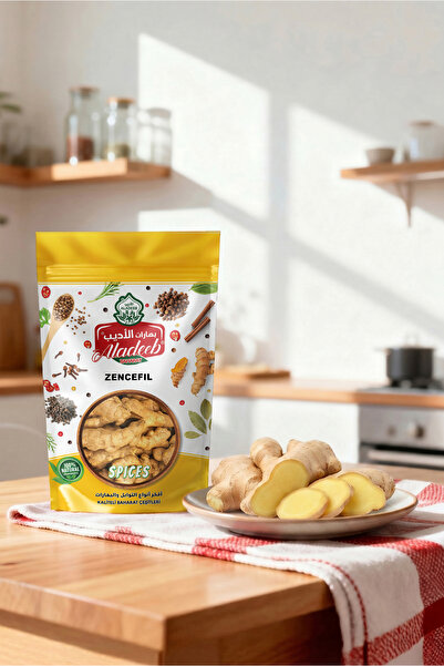 ALADEEB Zencefil Tane 50 gr – Doğal ve Aromatik